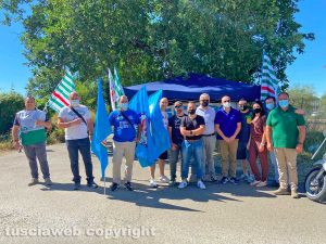 Viterbo - Mammagialla - Manifestazione sindacale