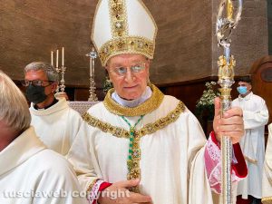 Viterbo - Il vescovo Lino Fumagalli