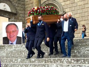 Viterbo - Santa Maria della Quercia - I funerali del giudice Gaetano Mautone