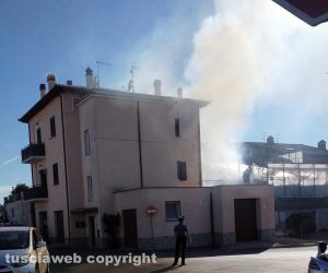 Incendio a Blera