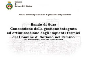 Bando di gara Soriano nel Cimino