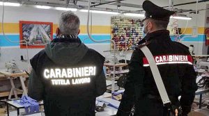 Controlli dei carabinieri e dei carabinieri tutela del lavoro