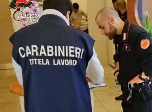 Terni - I controlli dei carabinieri nella macelleria