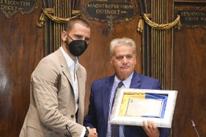 Viterbo - Consiglio comunale - Civica benemerenza a Leonardo Bonucci