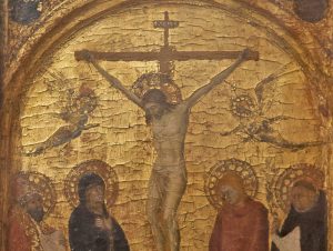 Viterbo - Crocefissione di Matteo Giovannetti a Palazzo Brugiotti