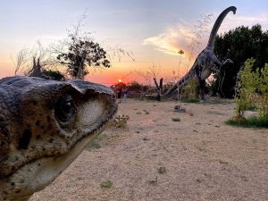 Viterbo - L'esposizione di dinosauri