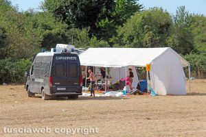 Valentano - Lo sgombero del rave party