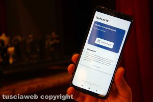 Viterbo - L'applicazione per controllare il Green pass