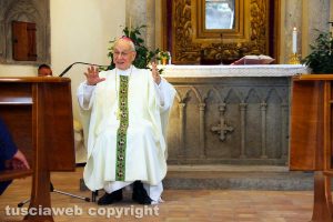 Viterbo - Santa Maria delle Farine - Il vescovo Lino Fumagalli