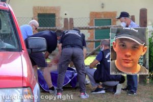 Rave party a Valentano - Ragazzo morto nel lago di Mezzano - Nel riquadro: Gianluca Santiago