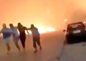 Gli incendi in Algeria