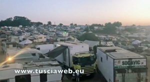 Valentano - Rave party sul lago di Mezzano