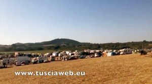 Valentano - Rave party sul lago di Mezzano