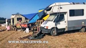 Valentano - Rave party sul lago di Mezzano