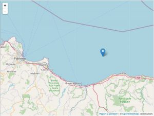 Terremoto nel Palermitano, scossa di magnitudo 4.3