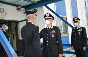 La visita del comandante De Vita