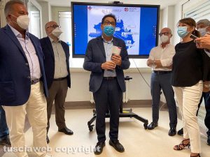 Montefiascone - L'assessore regionale alla Sanità D'Amato visita il polo riabilitativo