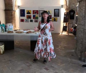 La pittrice Francesca Sorbera