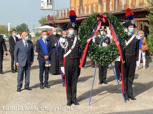 Viterbo - Ponte di Cetti - La commemorazione di Cuzzoli e Cortellessa