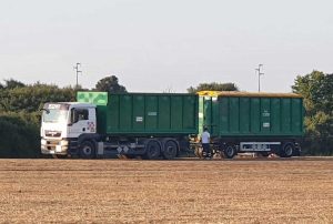 Valentano - La pulizia dell'area del rave party