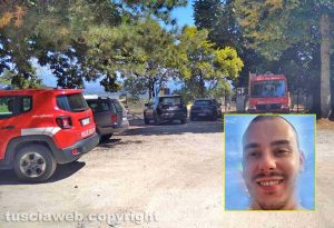 Caprarola - Il campo base per le ricerche di Daniele Urbani