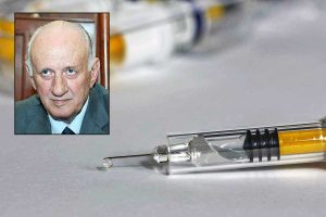 Vaccino - Nel riquadro: Mario Scarnati