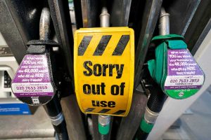 Londra - Pompe di benzina fuori servizio