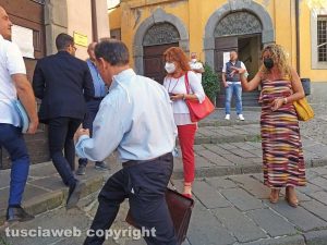 Montefiascone - Presentazione delle liste - Scontro tra Rita Chiatti e Andrea Danti