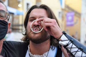 Orte - Niccolò Mei vince il palio di Sant'Egidio