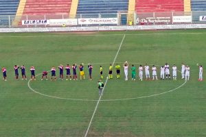 Sport - Calcio - Monterosi - I biancorossi in campo a Taranto