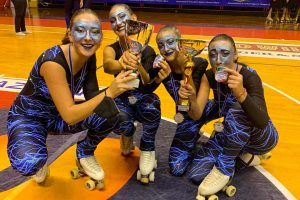 Sport - Pattinaggio artistico - Il quartetto Blue starlight