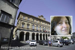 Acquapendente e nel riquadro Maria Teresa Pelorosso