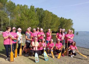 Capodimonte - Passeggiata in rosa sul dragon Boat