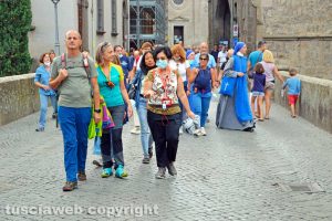Viterbo - Tornano i turisti stranieri in città
