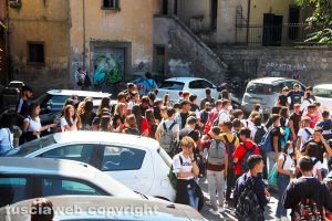 Viterbo - Primo giorno di scuola
