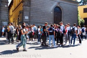 Viterbo - Primo giorno di scuola