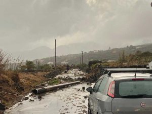 Tromba d'aria a Pantelleria