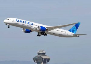 Un aereo della United Airlines