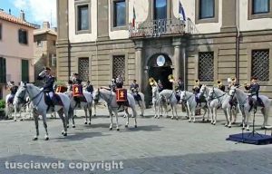 Vetralla - La fanfara a cavallo della polizia di stato