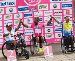 Sport - Fatmir Kruezi terzo al Giro d'Italia handbike