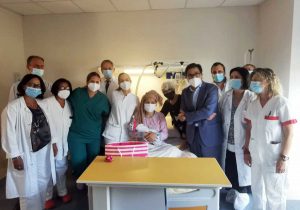 Roma - L'assessore regionale alla Sanità D'Amato visita la madre afgana che ha partorito al San Filippo Neri