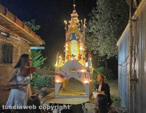 La macchinetta in onore di Santa Rosa