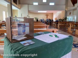 Viterbo - La veglia per Fabrizio Bianchini