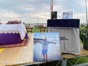 Viterbo - I funerali di Fabrizio Bianchini