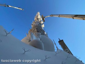 Viterbo - Santa Rosa - Lo smontaggio di Gloria