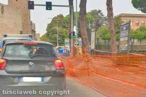Viterbo - I lavori a Porta Romana