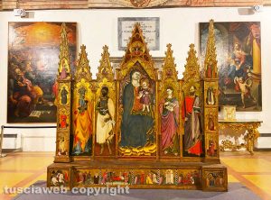 Viterbo - Il polittico del Balletta