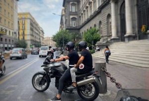 Napoli - Polizia in corso Umberto