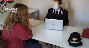 Denuncia ai carabinieri