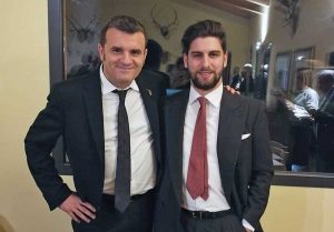 Gianmarco Centinaio e Francesco Cozza Caposavi